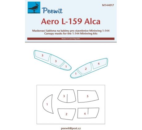 Aero L-159 Alca - Canopy Mask Miniwing
