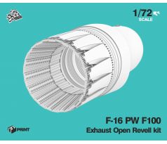 F-16 PW F100 Open Exhaust (Revell kit)