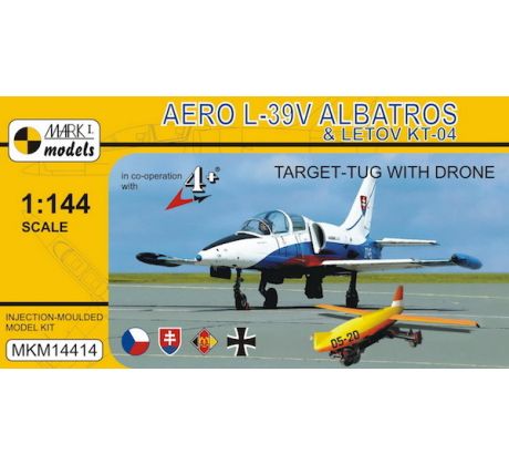 Aero L-39V Albatros target-tug + Letov KT-04 drone (CzAF, Slovak AF, E. & W. Germany)