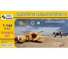 Gloster Gladiator Mk.II & Bristol Beaufighter Mk.IC/Mk.VIF 'North Africa' (double kits)