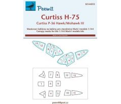 Curtiss P-36/H-75 Hawk/Mohawk III - Canopy Mask for Mark I Models