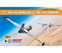 MD.450 OURAGAN vs. DH-100 VAMPIRE