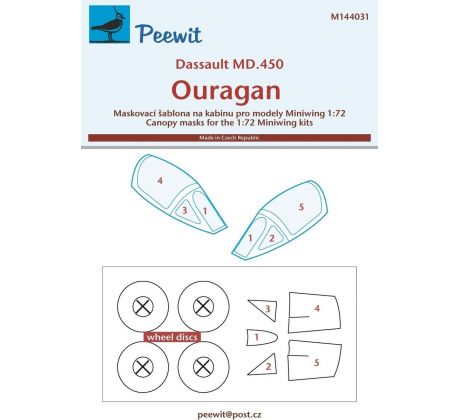 MD.450 Ouragan - Canopy Mask Miniwing