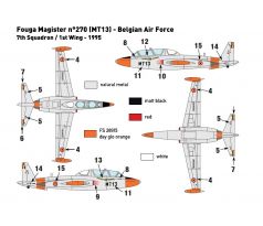 Fouga CM.170 MAGISTER Belgian AF