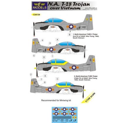N.A. T-28 Trojan over Vietnam
