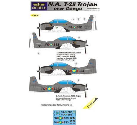 N.A. T-28 Trojan over Congo