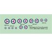 Norwegian AF roundels, 2 sets