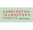 Luftwaffe Code Letters - Red, 2 sets