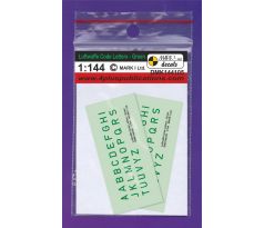 Luftwaffe Code Letters - Green, 2 sets