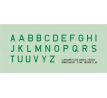 Luftwaffe Code Letters - Green, 2 sets
