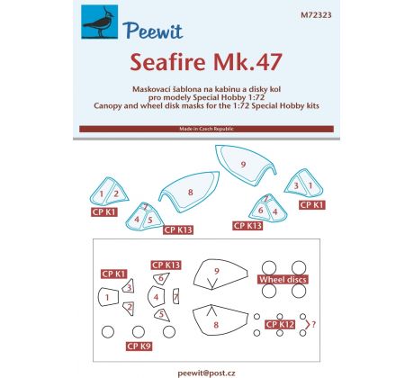 Seafire Mk. 47 - Canopy Mask