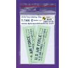 USAF lettering - Blue, 2 sets
