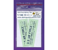 USAF lettering - Blue, 2 sets