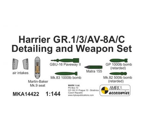 Harrier GR.1/3/AV-8A/C Detailing and Weapon Set