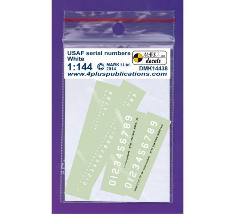 USAF serial numbers – White