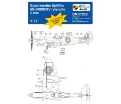 Spitfire Mk.VIII/IX/XVI Stencils