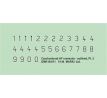 CzAF numerals – Black, White outline, Pt.2, 2 sets