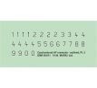 CzAF numerals – Black, White outline, Pt.2, 2 sets