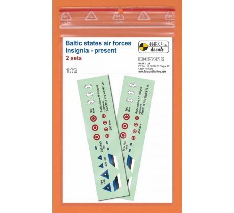 Baltic states air forces – Insignia, 2 sets 1:72