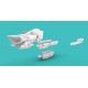 F-16 Intake LATE (SHARK) with AN/ALE-50 decoy, Sniper, Harm, ALQ-184, ALQ-131 pods, for Revell kit