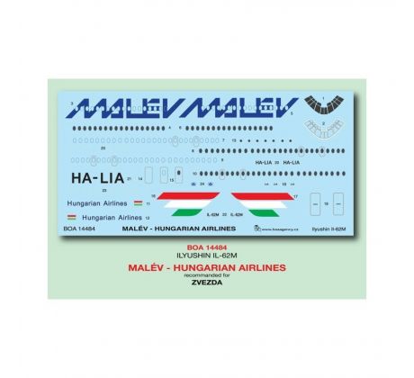 Ilyushin IL-62M MALÉV Hungarian Airlines /ZVD