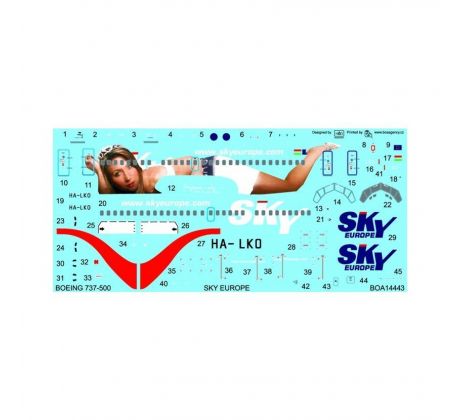 Boeing 737-500 Sky Europe (Lacky Zsuzsa) /SKY