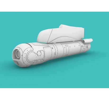 1/72 Damocles targeting pod for rafale with pylon
