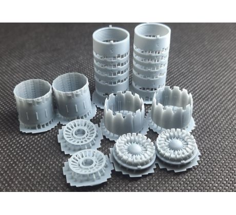 1/72 F-14 GE Exhaust Open for Academy kit