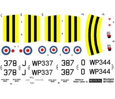 Decal set for Westland WYVERN S.4