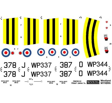 Decal set for Westland WYVERN S.4