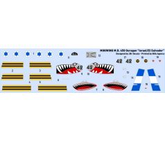 Decal set for Dassault OURAGAN (Israel / El Salvador)