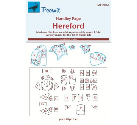 Handley Page Hereford Canopy Mask