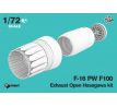 F-16 PW F100 OPEN Exhaust (Hasegawa kit)
