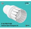 F-16 PW F100 OPEN Exhaust (Hasegawa kit)