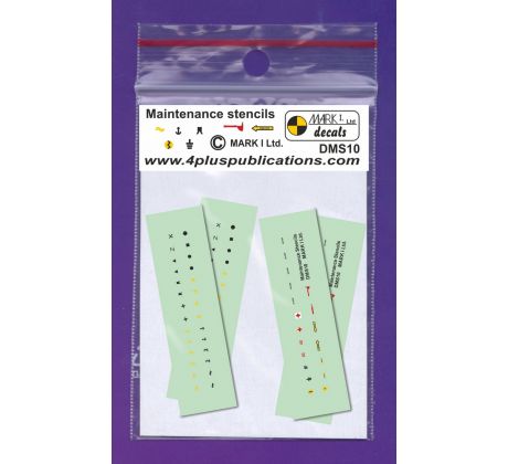 Aircraft Maintenance Stencils (various types)