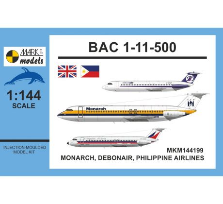 BAC 1-11-500 ‘Monarch, Debonair, Philippine Airlines’