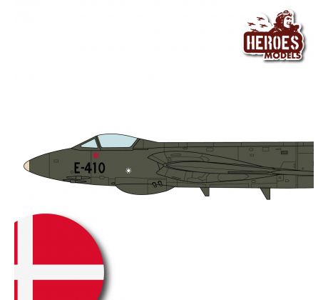 Hawker Hunter F.Mk.51 | Esk. 724 Royal Danish AF | 1974