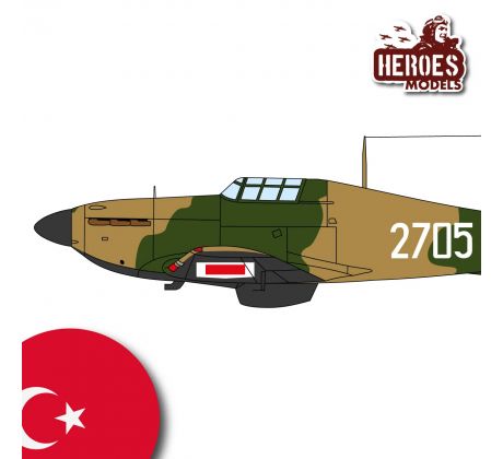 Hurricane MK.I (Metal wings)| 2705 Turkish Air Force | 1939
