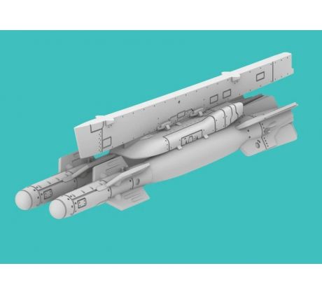 AUF-2 twin bomb rack with center pylon, with 2x GBU-22 for MIRAGE 2000/MIRAGE F1