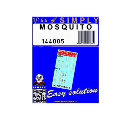MOSQUITO - Seatbelts 1/144 - 144005
