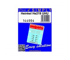 Heinkel He219 UHU - Seatbelts 1/144 - 144004