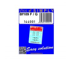 Bf109F/G - Seatbelts 1/144 - 144001