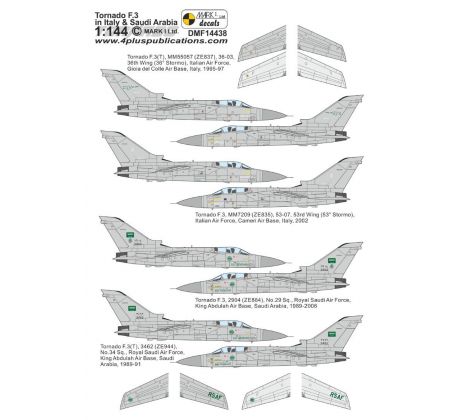 Tornado F.3 in Italian & Saudi Arabian AF