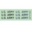 US Army 24″ lettering – Black and Blue