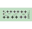 Luftwaffe WWII Crosses (Balkenkreuz), late type – Black/White