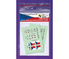 Czechoslovak/Czech AF flag insignia, 2 sets