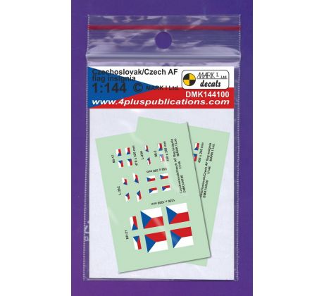 Czechoslovak/Czech AF flag insignia, 2 sets