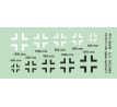 Luftwaffe Crosses (Balkenkreuz), late type – Black and White, 2 sets