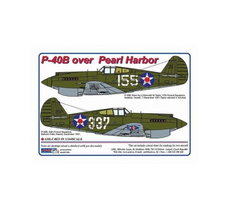 Curtiss P-40 over Pearl Harbor