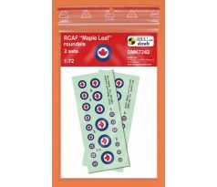 RCAF Maple Leaf roundels, 2 sets